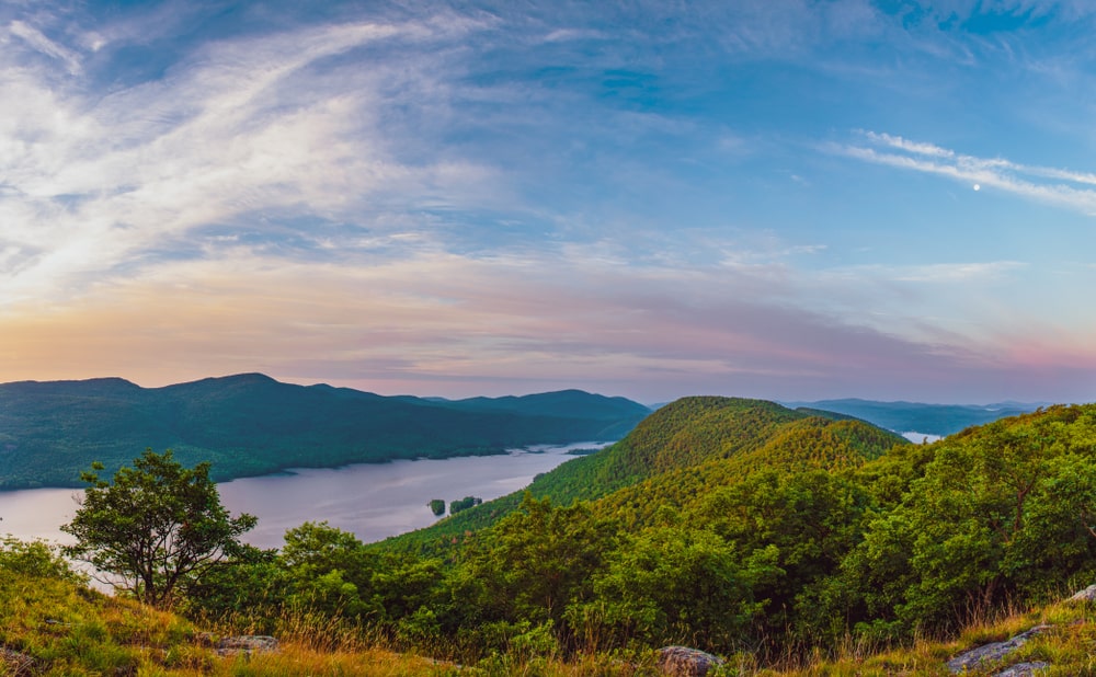 Work up a sweat on the beautiful lake george hiking trails in the Adirondacks