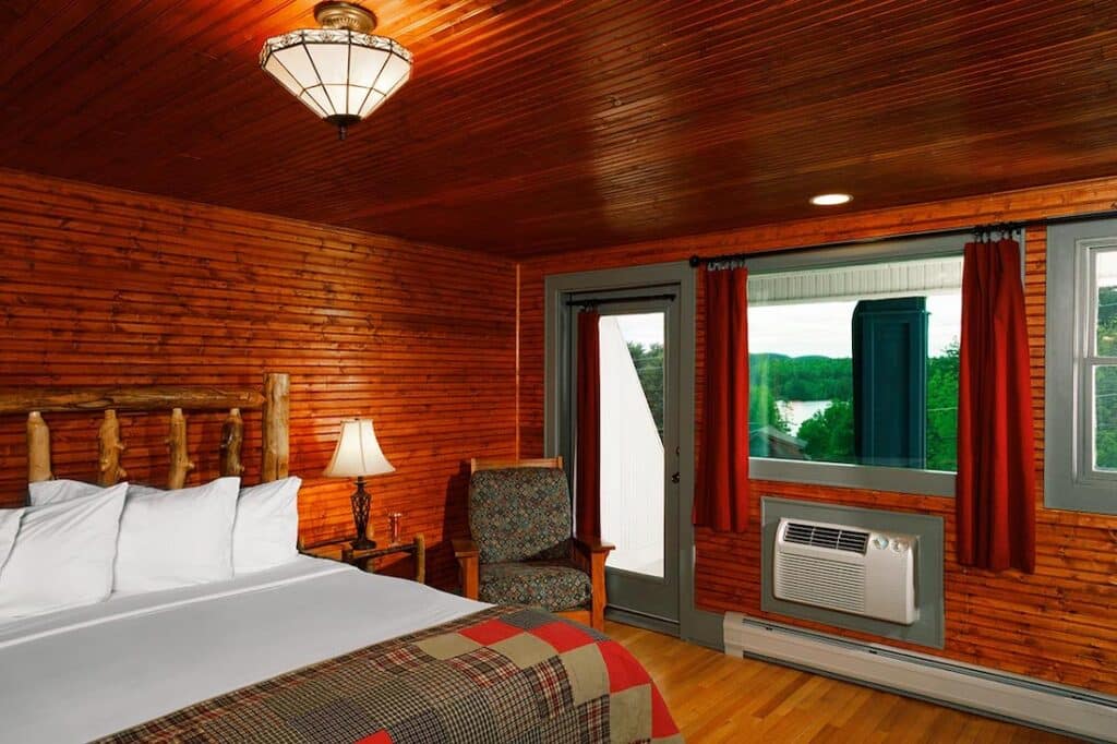 Things to do in the Adirondacks, photo of a guest room at our Adirondack lodging