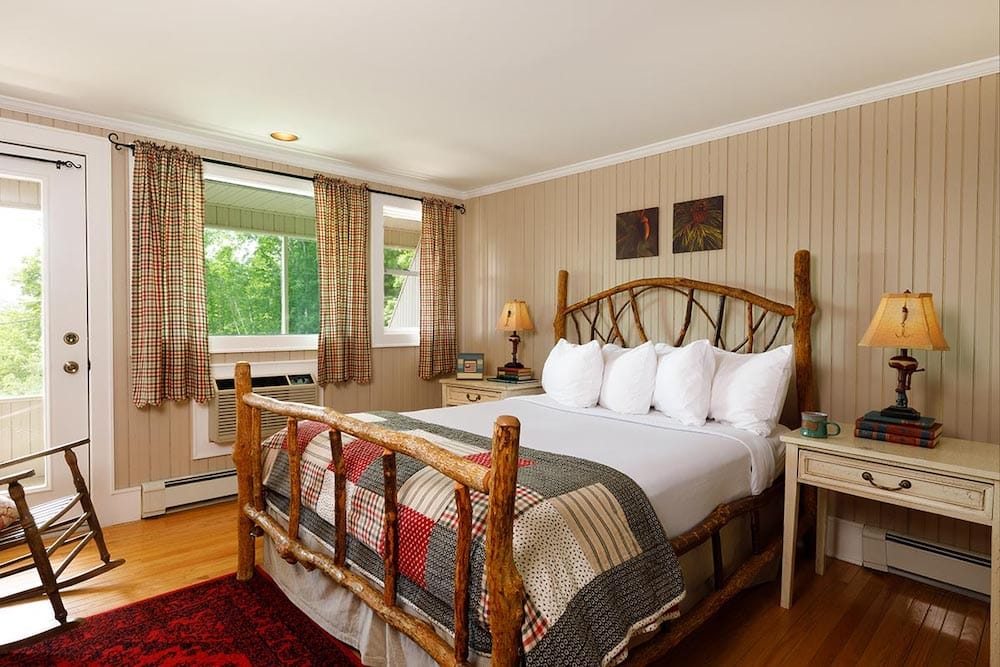 Lake George Steamboat Company, one of the best things to do in Lake George, a photo of a guest room at our Adirondacks lodging property